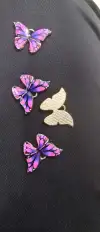 Purple butterfly pendant Specification image